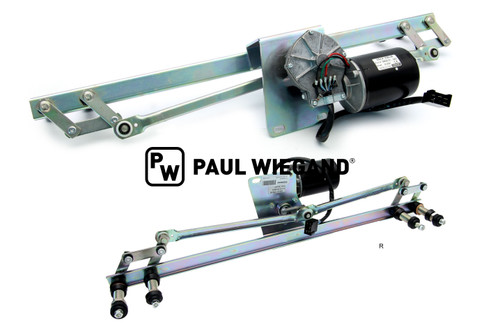 Wischermotor Schmidt Cleango 400/500 mit Wischergestänge 24VDC (63034145)
