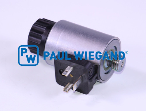 Magnetspule Bucher Municipal Citycat 5000 mit Polrohr Antriebsaggregat Proportionalventil D: 37 d: 18,9/19,3/22,9 h: 50 24VDC (68044478)