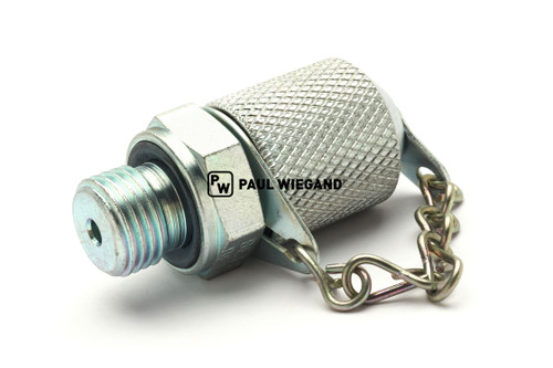 Messanschluss Bucher Municipal Normteile Hydraulikanlage G1/4"-M16x2 verzinkt (68800478)
