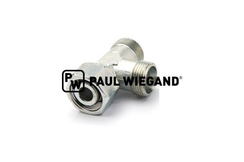 T-Stück Zöller mit Überwurfmutter Hydraulikanlage DIN/ISO 2353/8434-4 15L (M22x1,5) verzinkt (11330298)