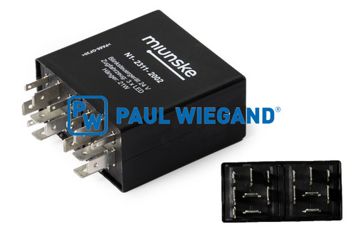 Blinkerrelais Bucher Municipal Citycat 5006 24VDC (68043470)