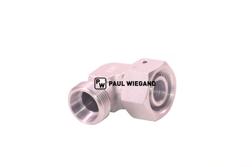 Winkelverschraubung mit Überwurfmutter DIN/ISO 2353/8434-1 18L (M26x1,5) 90° verzinkt (60010412)
