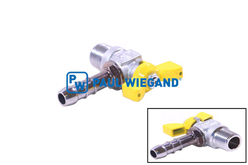 Kugelhahn Dulevo 5000 mit Schlauchstutzen Wassertank Wasseranlage (58014083)