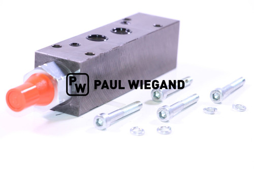 Druckwaage Bucher Municipal Citycat 5000 Steuerblock Frontbesen 2 Wege  (68044226)