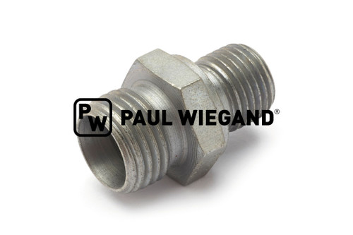 Einschraubverschraubung Bucher Municipal Schmutzbehälterklappe DIN/ISO 2353/8434-1 G1/4"-10L (M16x1,5) verzinkt (68066003)