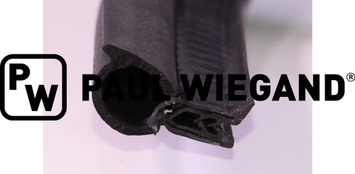 Kantenschutzprofil Dulevo Seitentür EPDM/Stahl b: 16 h: 28 s: 1,5-3,5 (Meterware) (58800005)
