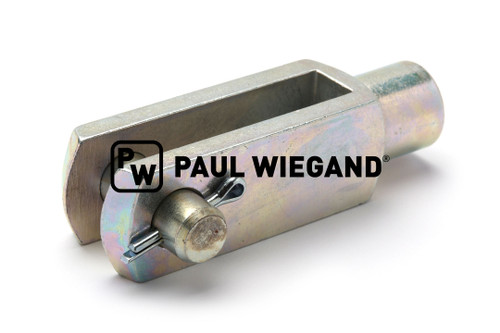 Gabelkopf Faun Viatec Normteile mit Bolzen Splint DIN/ISO 71752/8140 M16 verzinkt d: 21 l: 115  (61800151)