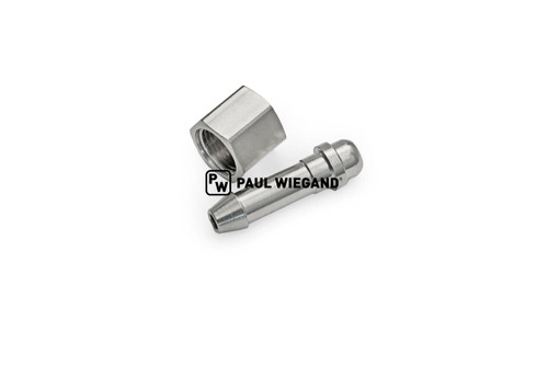 Hose Nipple G 1/8" Nickel-Plated Brass, Diameter: 6 (1/4") Female Thread (90001156)