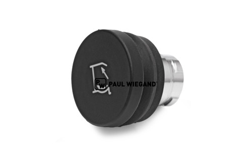 Drucktaster Geesink GPM II "ZB2-Serie" hinten "PRESSEN" schwarz (02012099)