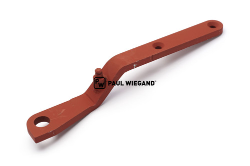 Halter Geesink mit Federhalter Trittbrett rechts grundiert  (02037055)