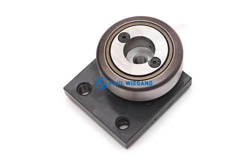 Führungsrolle Dulevo 5000 mit Lagerplatte Tellerbesenführung Seitenverschiebung (58012016)