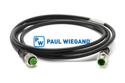 Steuerleitung Zöller Sensor Schutzbügel M12x1-M12x1 4x0,34mm² lg: 1500 (11380048)