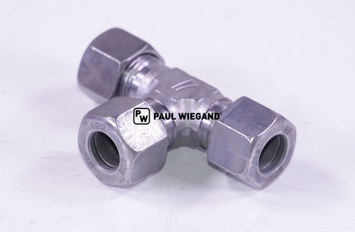T-Stück DIN/ISO 2353/8434-1 12L (M18x1,5) verzinkt (90000462)