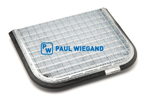 Trittbrettrost mit Gummirand Haller x1/x2   (03902019)