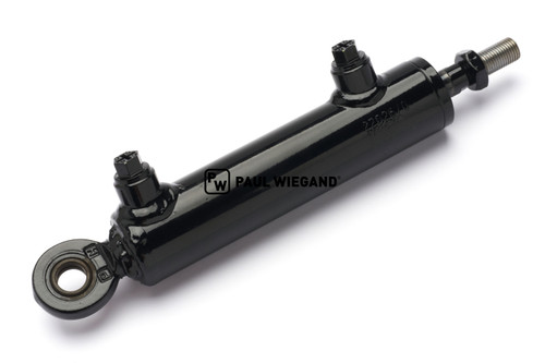 Hydraulikzylinder Bucher Municipal Citycat 5000 Aufhängung Besenarm links KS: 16 Hub: 100 EBM: 270 EURO 3/4 (68044028)