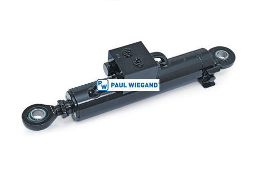 Hydraulikzylinder HS Fahrzeugbau Seitenlader inklusive Längenmesssystem Seitenverstellung Teleskoparm KS: 25 Hub: 80 EBM: 385 (05017699)