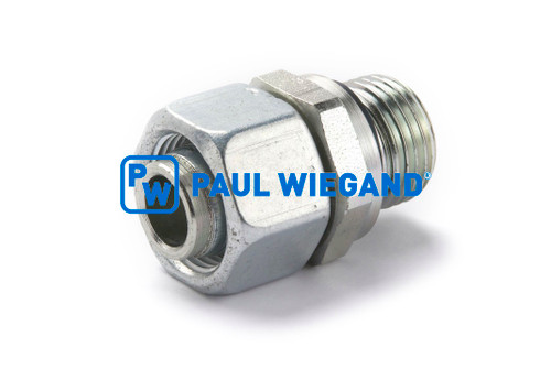 Einschraubverschraubung Zöller mit Überwurfmutter DIN/ISO 2353/8434-1 G1/2"-15L (M22x1,5) ED verzinkt (11113180)