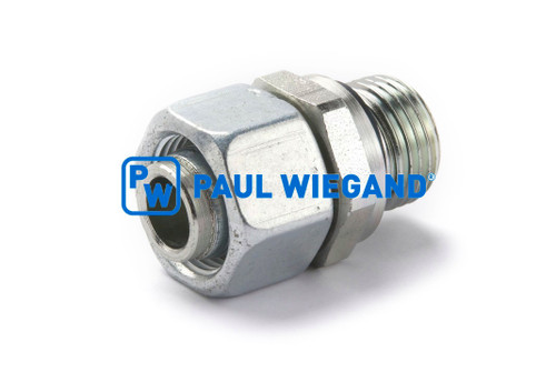 Einschraubverschraubung Zöller mit Überwurfmutter DIN/ISO 2353/8434-1 G1/2"-15L (M22x1,5) ED verzinkt (11113180)