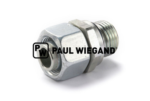 Einschraubverschraubung Zöller mit Überwurfmutter DIN/ISO 2353/8434-1 G1/2"-15L (M22x1,5) ED verzinkt (11113180)