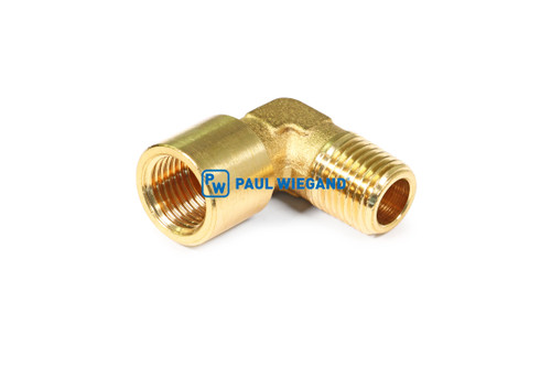 Winkelverschraubung R1/4" - G1/4" Messing Außen-/Innengewinde (90001320)