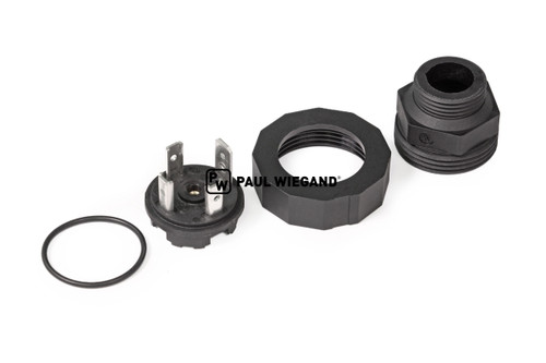 Ventilstecker "Hirschmann" DIN/ISO 43650/4400 3-polig + PE PG11 Typ"A" (93002242)