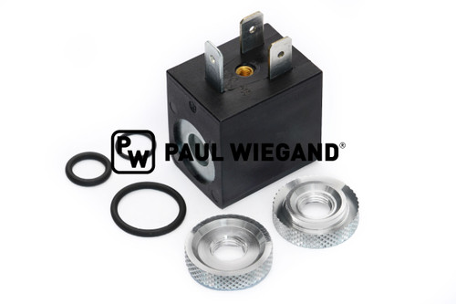 Magnetspule Bucher Municipal Optifant 70 Wegeventil Pneumatikanlage d: 8,2/16,6 l: 22 b: 28.5 h: 29 24VDC (68074003)