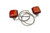 Warnleuchte Hänsch mit Rahmen LED hinten lg: 1000 9-32VDC orange (83020000)