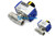Kugelhahn pneumatisch 2/2 Wege DN15 G1/2" doppeltwirkend (nach DIN 3202-M3) (90000783)