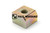 Halteblock Johnston C200 mit Gewindeeinsatz Aufnahmeplatte Laufrad l: 30 b: 30 h: 20  (67022027)