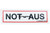 Aufkleber HS Fahrzeugbau Frontlader "NOT-AUS" (05018581)