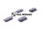 Bremsbelagsatz Johnston C400/5000 Bremssattel Hinterachse (4 Stück)  (67034074)
