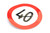 Bucher Municipal Citycat 2020 Decal: Speed 40, Rear Sweepings Container D: 200 (68036741)