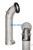 Saugrohr Schmidt Cleango 400/500 komplett Edelstahl D: 220/314 l: 1210  (63036143)