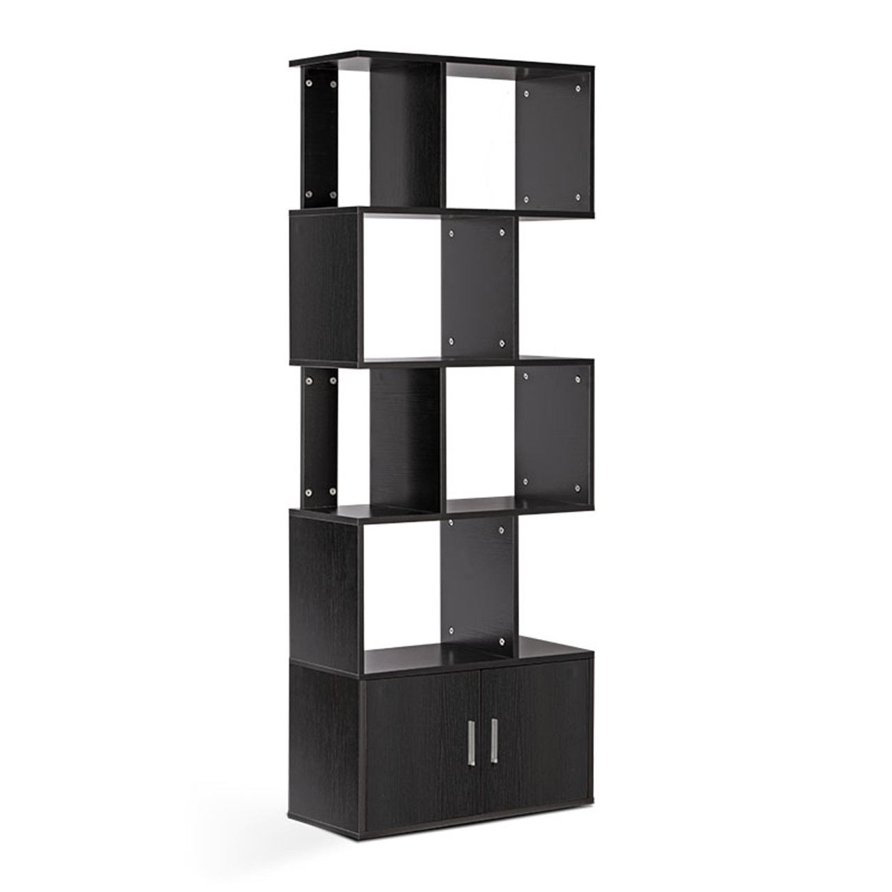 shop salon product display shelves and cabinets