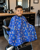 Kids Blue Deer Cutting Cape