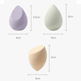 blending sponge eggs pieces