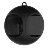 Round Mirror with Back Handle Black Round Mirror with Back Handle Black