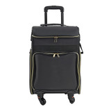 Medium Make Up Case Soft Cover Luggage Black Medium Make Up Case Soft Cover Luggage Black
