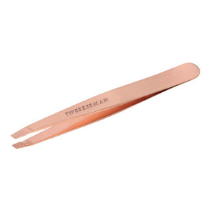 tweezerman slant tweezer rose gold