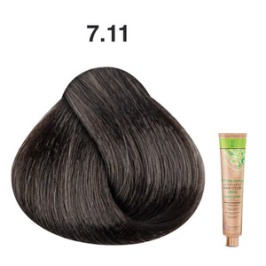 JJ's 100% Gray Coverage Permanent Hair Colour Cream 100ml - 7.11 Intense Ash Medium Blonde JJ's 100% Gray Coverage Permanent Hair Colour Cream 100ml - 7.11 Intense Ash Medium Blonde
