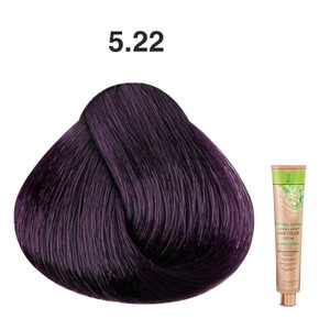 JJ's 100% Gray Coverage Permanent Hair Colour Cream 100ml - 5.22 Intense Violet Light Brown JJ's 100% Gray Coverage Permanent Hair Colour Cream 100ml - 5.22 Intense Violet Light Brown