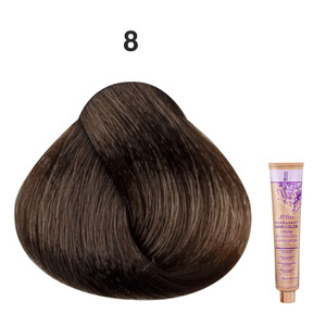 JJ's All Free Permanent Hair Colour Cream 100ml - 8 Light Blonde