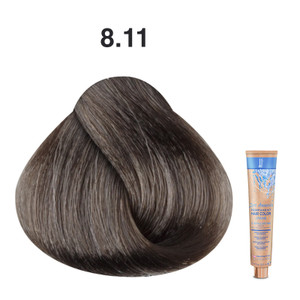 JJ's Zero Ammonia Permanent Hair Colour Cream 100ml - 8.11 Intense Ash Light Blonde