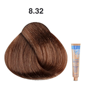 JJ's Zero Ammonia Permanent Hair Colour Cream 100ml - 8.32 Warm Beige Light Blonde JJ's Zero Ammonia Permanent Hair Colour Cream 100ml - 8.32 Warm Beige Light Blonde