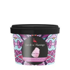 Jardin Flamingo Face & Body Scrub - Cotton Candy 400g Jardin Flamingo Face & Body Scrub - Cotton Candy 400g