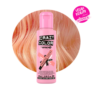 Crazy Color Semi-Permanent Hair Colour Cream 100ml - No. 70 Peachy Coral Crazy Color Semi-Permanent Hair Colour Cream 100ml - No. 70 Peachy Coral