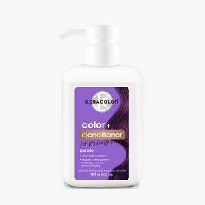 Keracolor Color + Clenditioner For Brunettes Purple 355ml Keracolor Color + Clenditioner For Brunettes Purple 355ml
