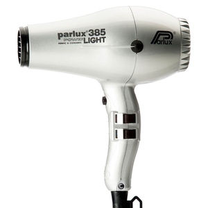 parlux 385 power light ionic & ceramic hair dryer silver parlux 385 power light ionic & ceramic hair dryer silver