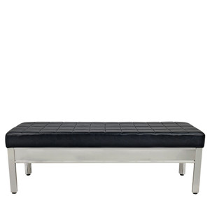 Kensington Waiting Lounge Chair without Back Rest (Black) Kensington Waiting Lounge Chair without Back Rest (Black)