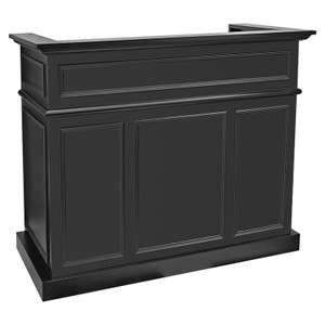 Ebony Reception Desk Black